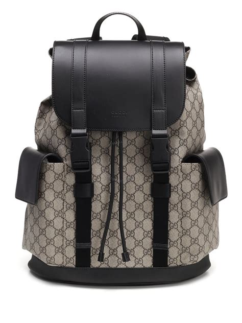 gucci backpack black men|gucci eden large backpack.